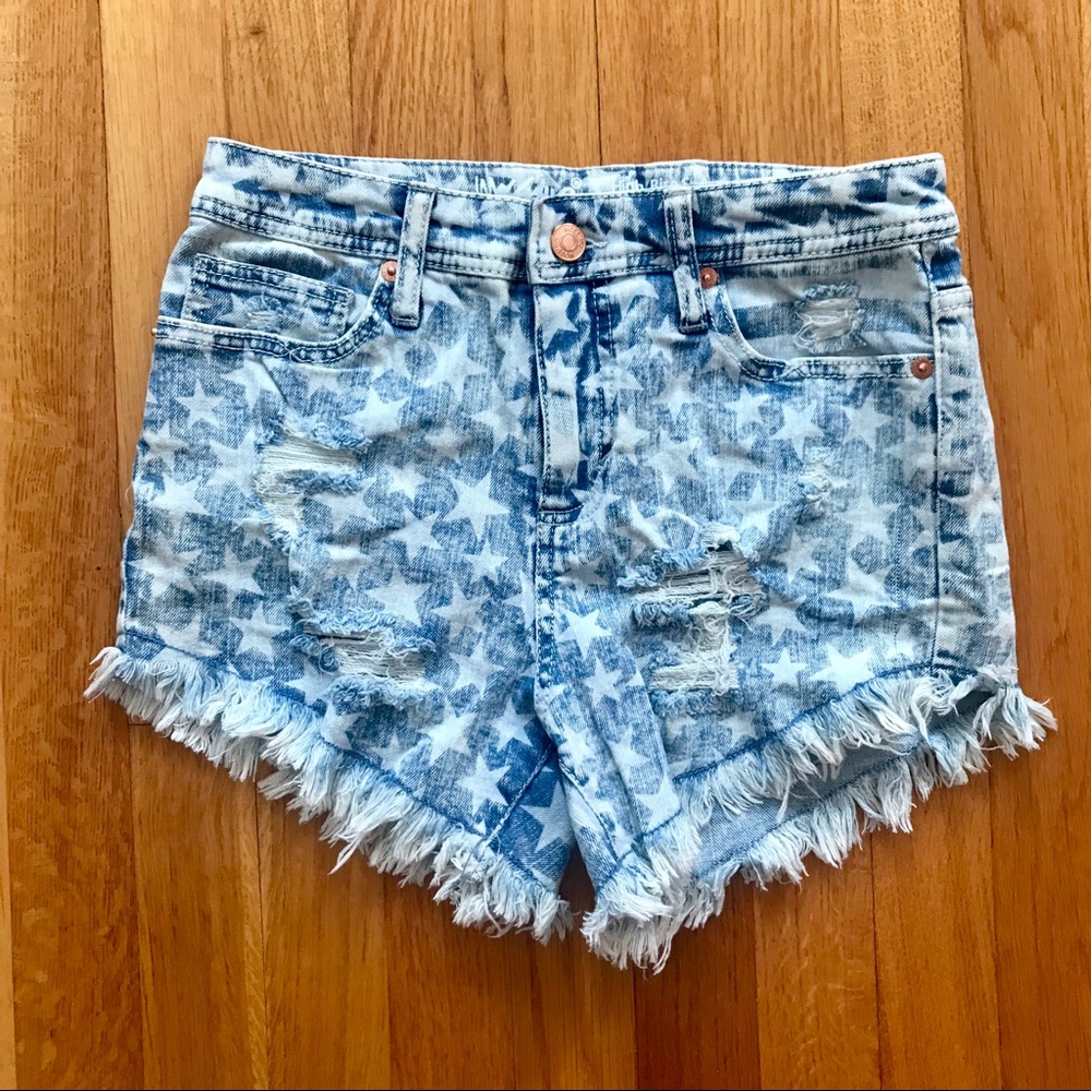 Stars and Stripes Denim Shorts